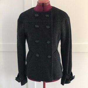 NWT BCBGMaxAzria Wool blend Pea Coat Jacket size S